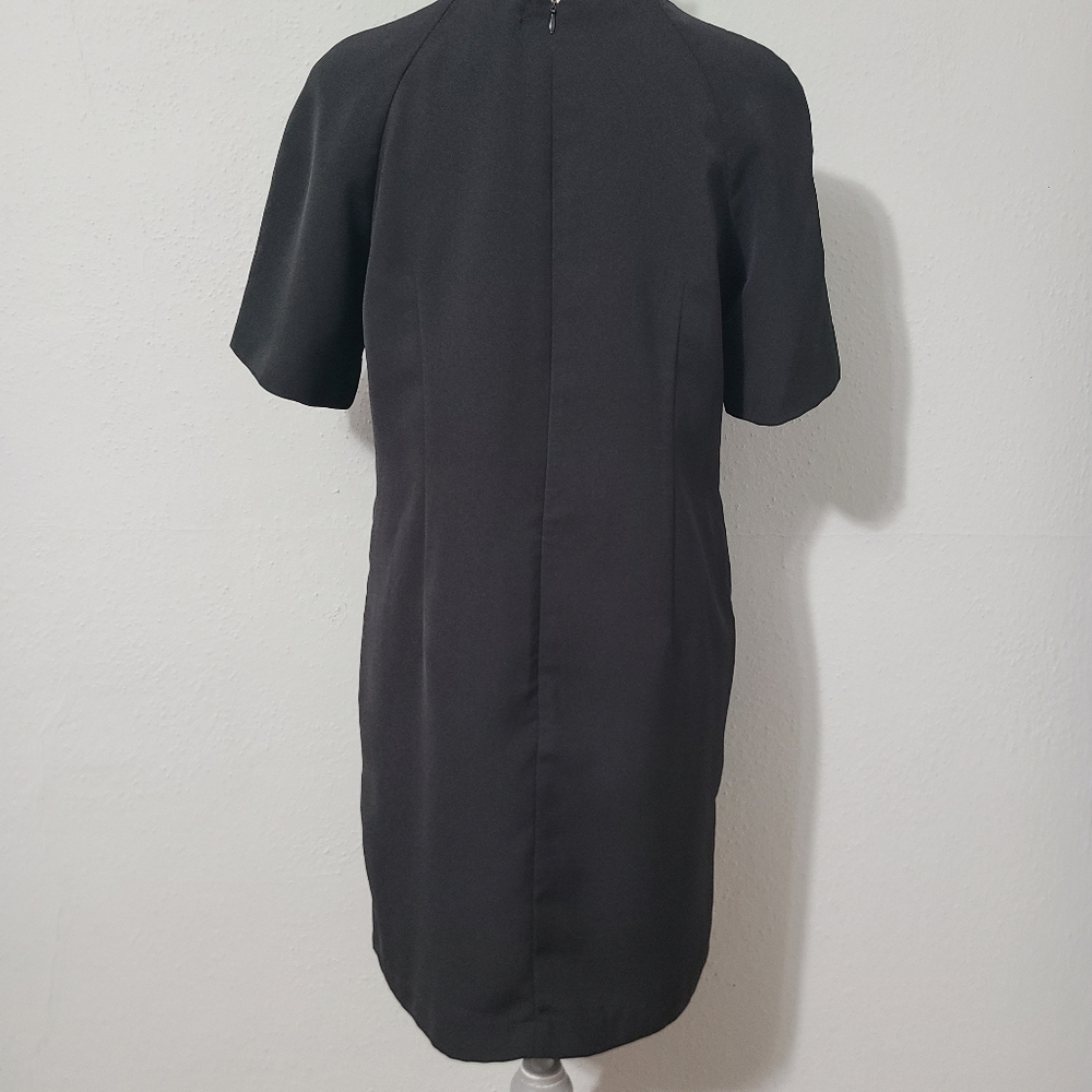Bordeaux Short Sleeve Little Black Dress Size Large - Picture 4 of 10